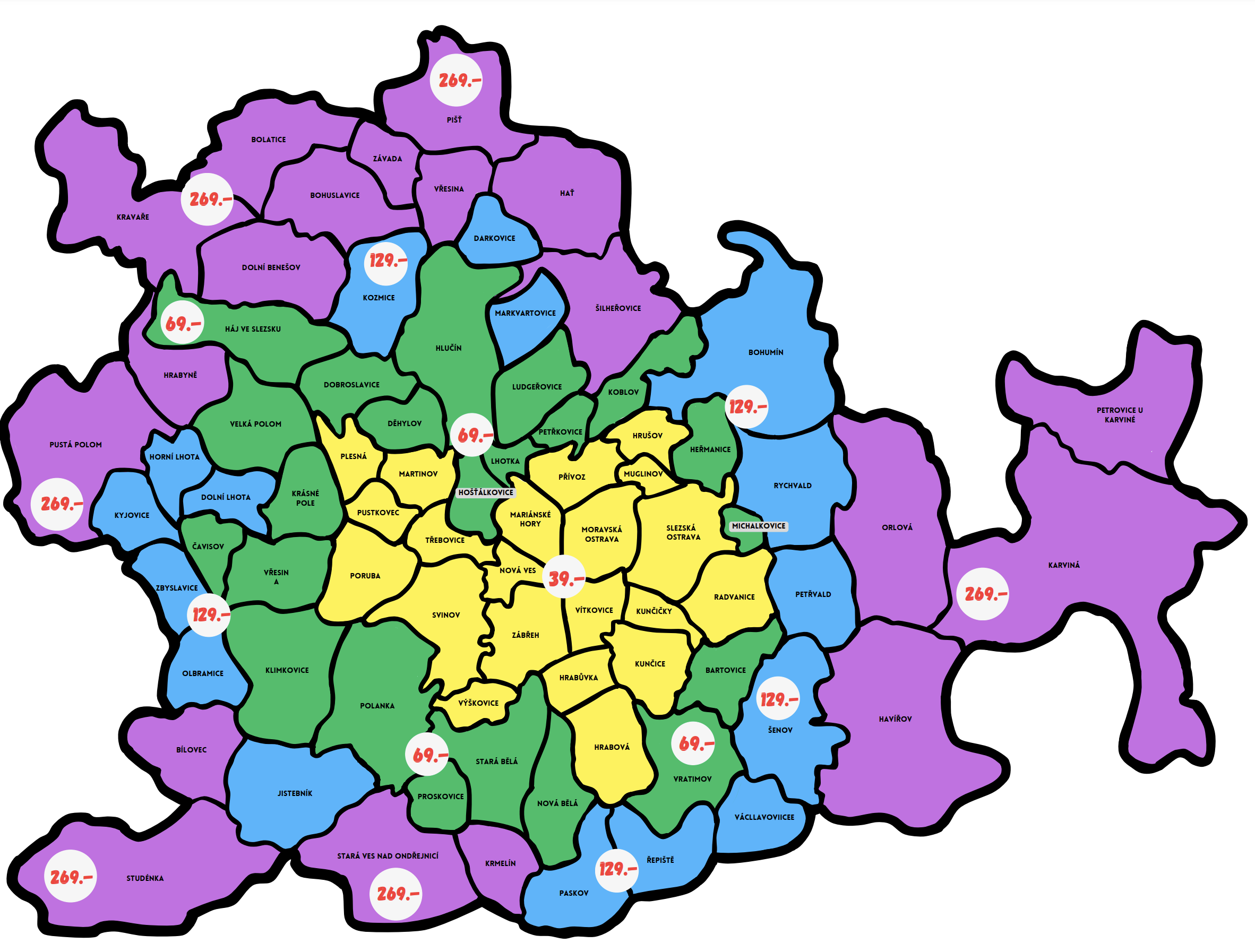 rozvoz kratomu a hhc mapa